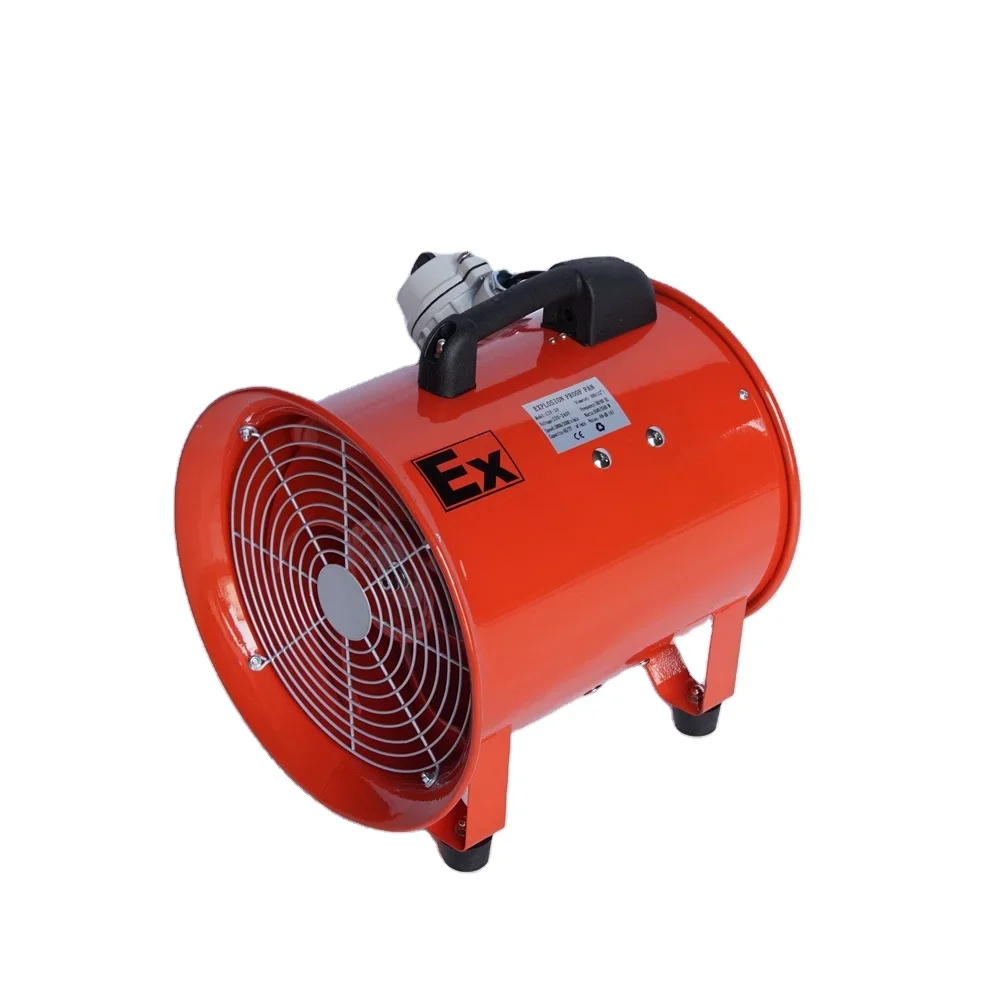 Industrial Movable Explosion Proof Portable Propeller Smoke Exhaust Ventilation Axial Blower Ventilation Fan