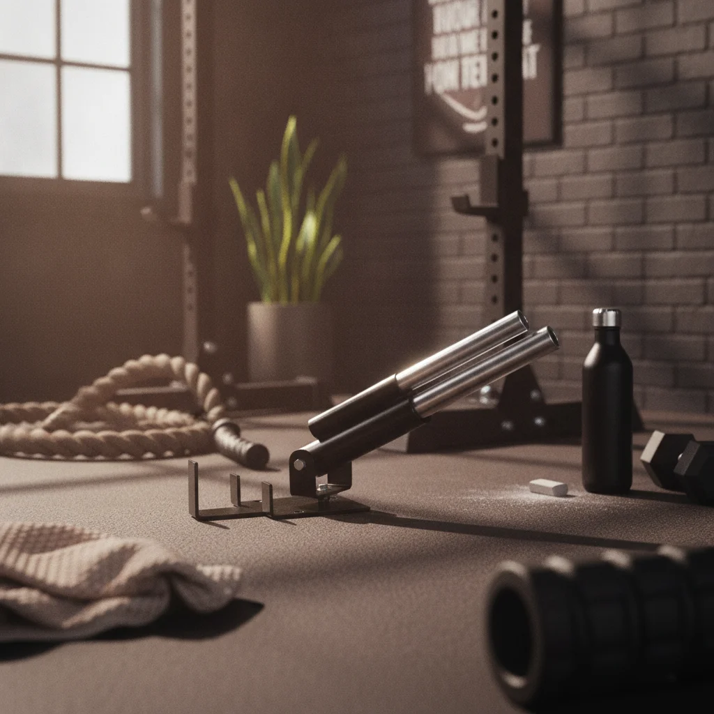 landmine-attachment-pivoting-double-barrel-sleeve-attachment-gym-equipment-adjustable-bolt-mounted-for-angled-training