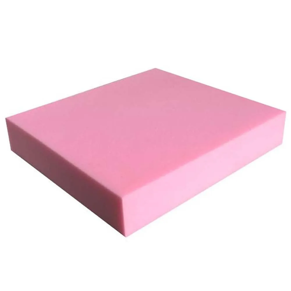 Custom High Density Bench Cushion Foam Pink Foam Sponge Upholstery Replacement Pad Mattress Sofa Seat Cushion Window Cushion