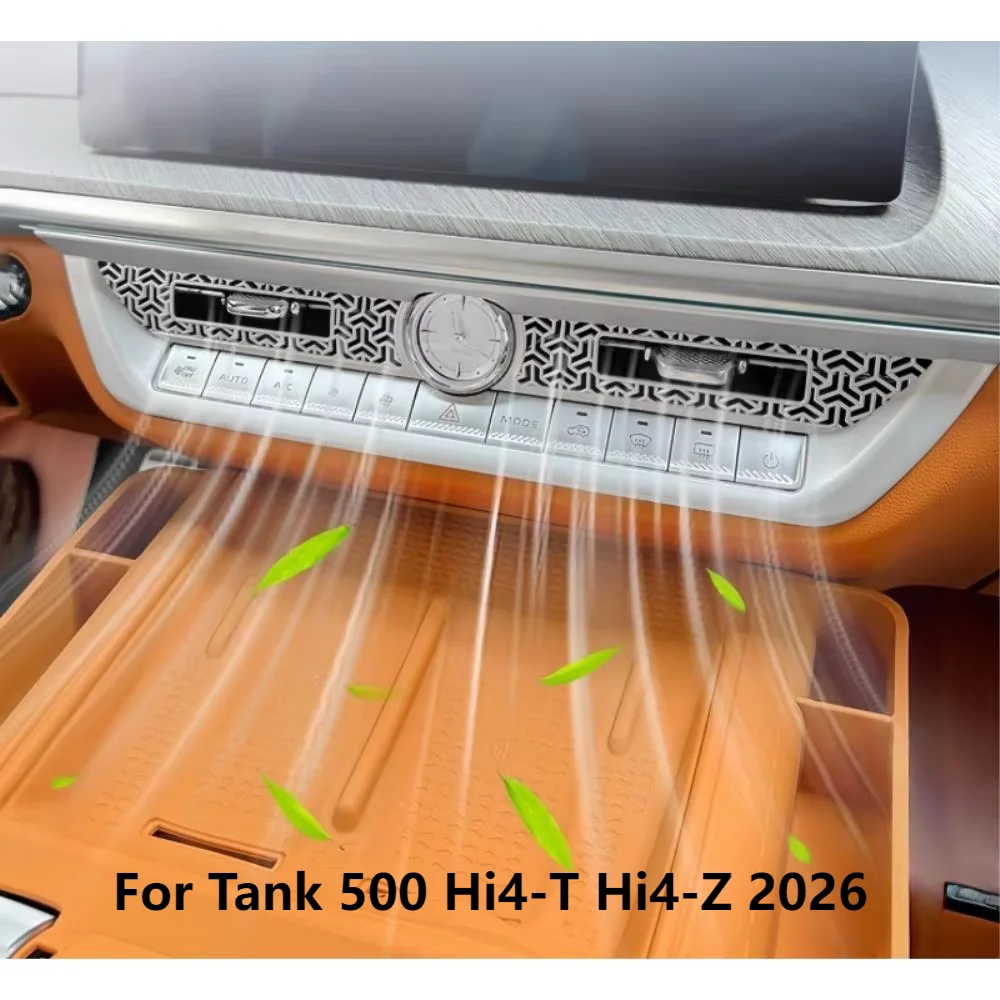 Car Upgrade For Tank 500 Hi4-T Hi4-Z 2026 Center Console Air Vent Mask Frame Trim Air Conditioning Outlet Cover Accessories