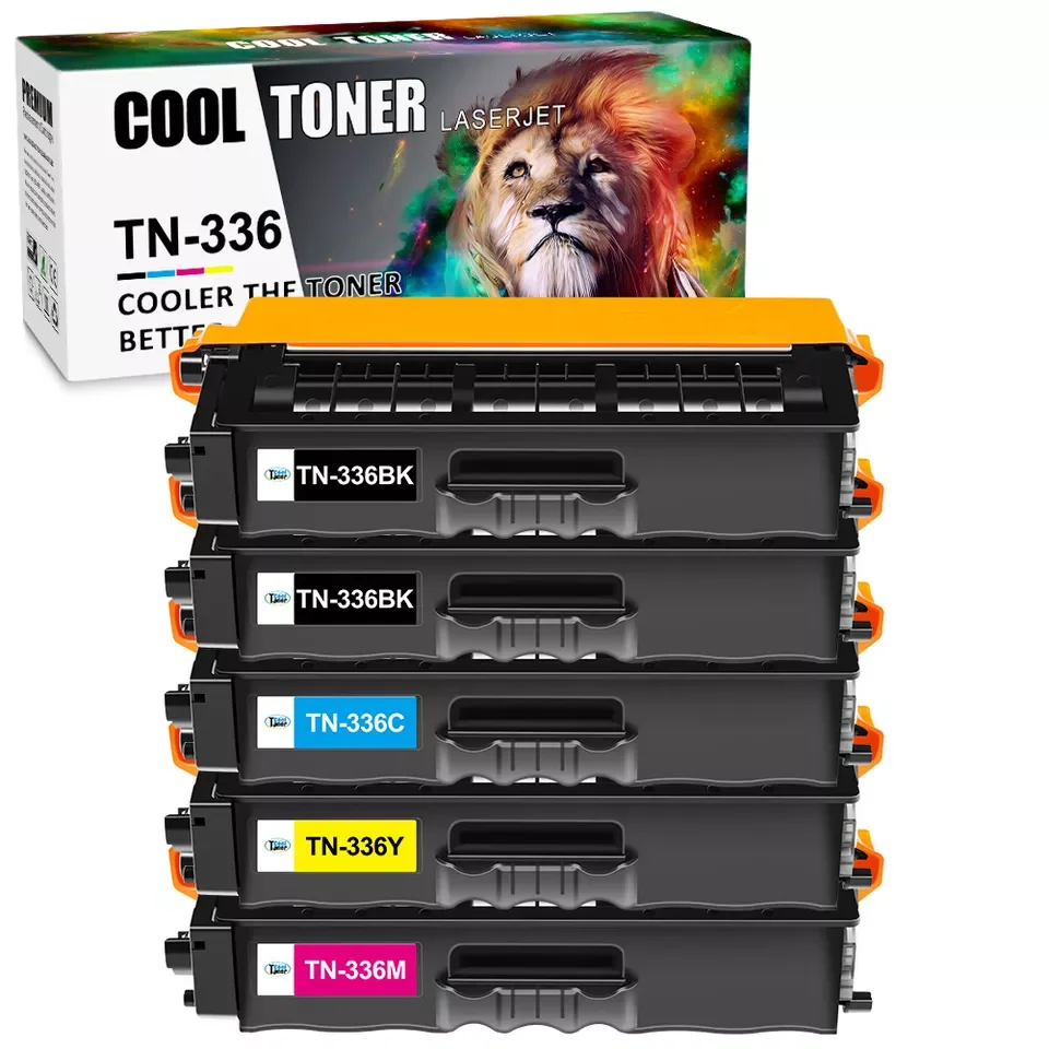 5PK TN336 Toner Cartridge For Brother TN-336 HL-L8350CDW MFC-L8850CDW L8600CDW