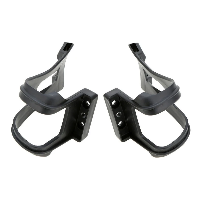 Mountain Bike Cycling Pedals Toe Clip Road Bike Pedal Half Clips Bicycles Strapless Toe Pedal Clips Cage Easy to Install