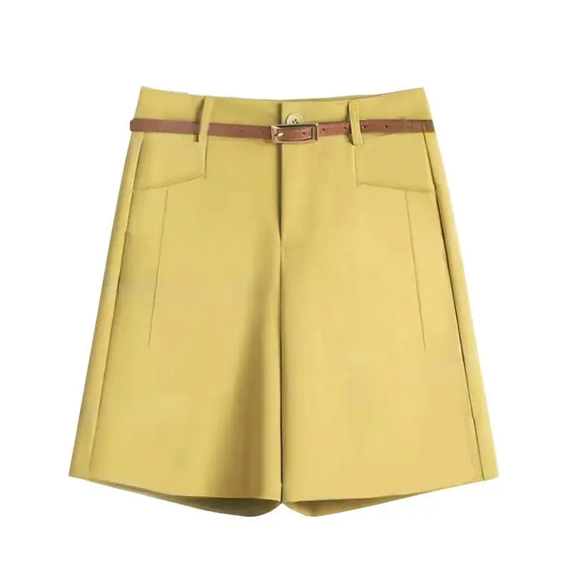 High-quality five-point shorts women's thin outer wear 2026 summer new popular loose and thin 5-point casual pants