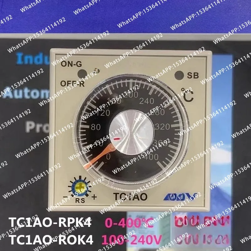 Motor Pointer Temperature Controllers TC1AO-RPK4 and TC1AO-ROK4