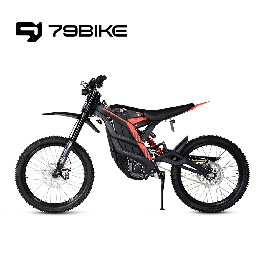 72V, 8000W Hybrid Ebike, Off-Road Electric Dirt Bike, Motorcycle Bicycle, 35Ah, 85KM/H, 120km Range Electric Motocross