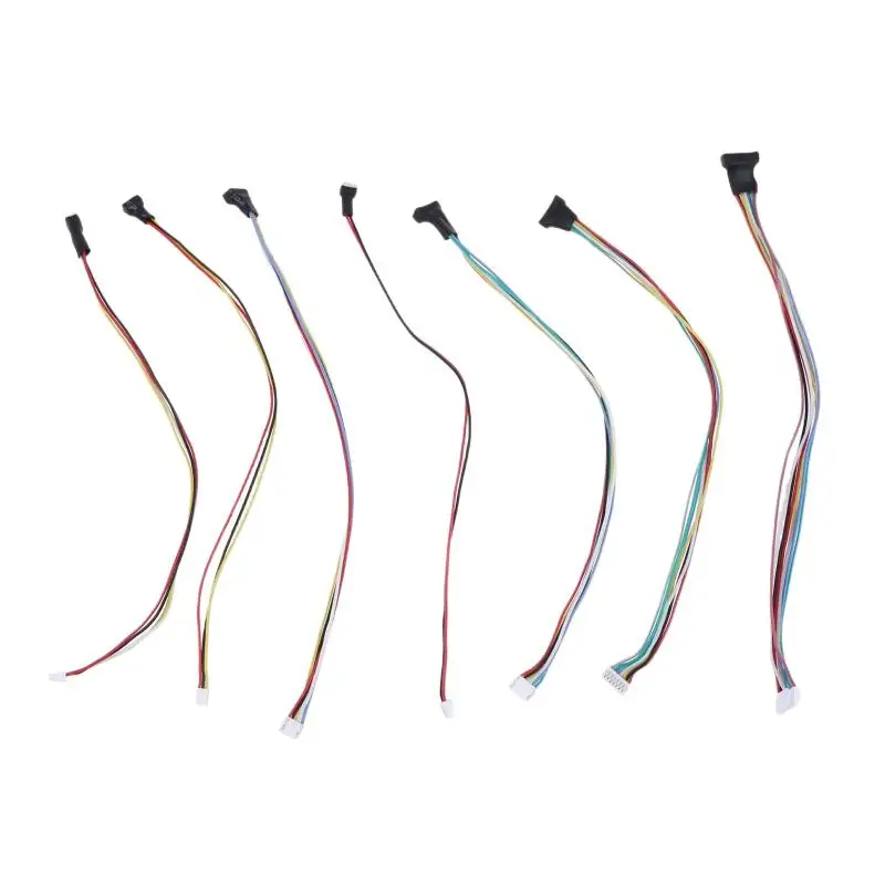 »GH1.25 WT Latch 5Pcs Extension Cable 20cm Female Male 2Pin to 8Pin High Temp Wire for 3D Printer Wiring