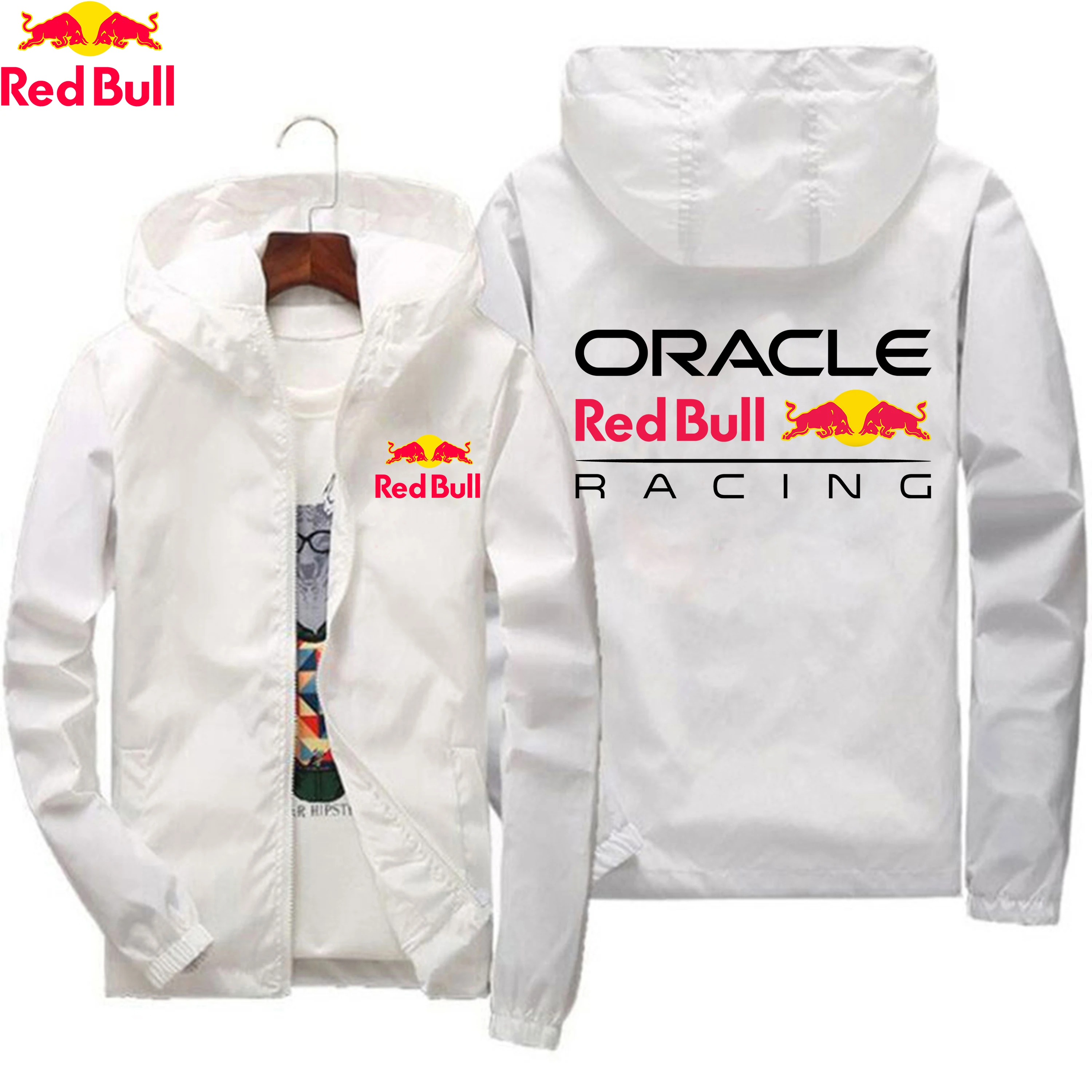 

Новая гоночная команда Red Bull, весенне-осенняя куртка на молнии с капюшоном, мужская непромокаемая ветровка, повседневная модная спортивная одежда на открытом воздухе