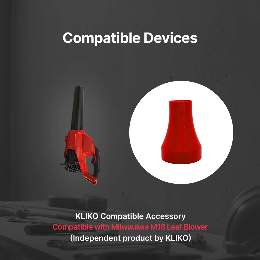 Blower Round Nozzle Compatible with Milwaukee 2724-20 M18 Tip Replacement Part for Power Tools