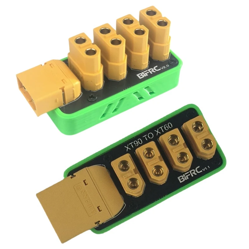 1PCS XT60/XT90 ถึง 4 ช่อง XT60 ปลั๊ก 200A Power Distribution Board อุปกรณ์เสริมฐานสําหรับหุ่นยนต์ RC เรือ Submarine ชิ้นส่วน DIY