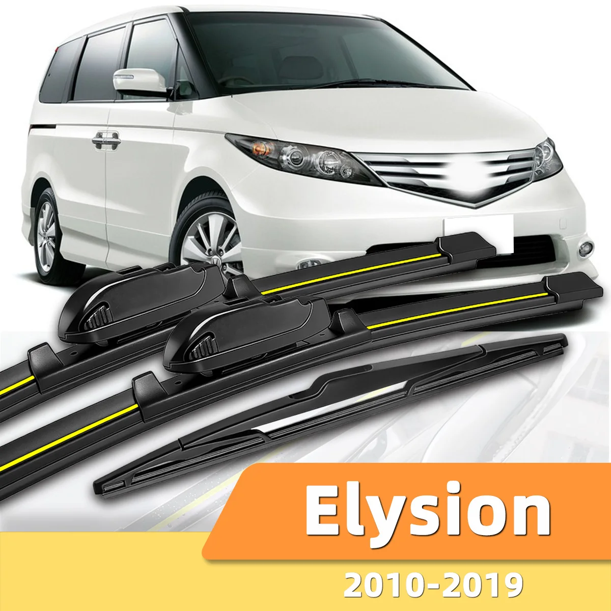 

Подходит для Honda Elysion 2010-2019: передние и задние дворники, прочные аксессуары для автомобильных стекол 2012, 2015, 2018 годов.