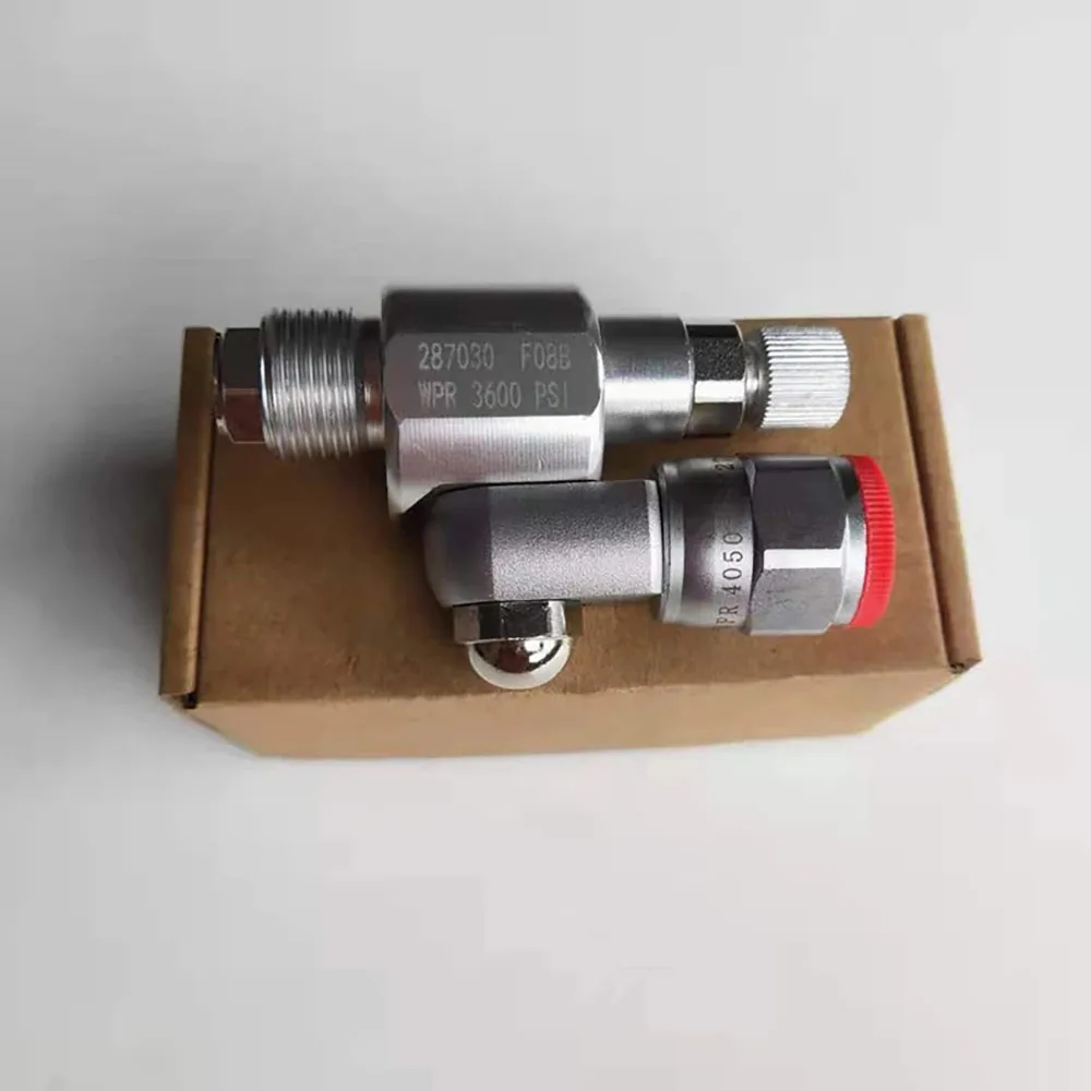 287030 CleanShot Valve Set With Tip Shut-off Value Airless Spray Adapter Joint For High Pressure Spray Gun