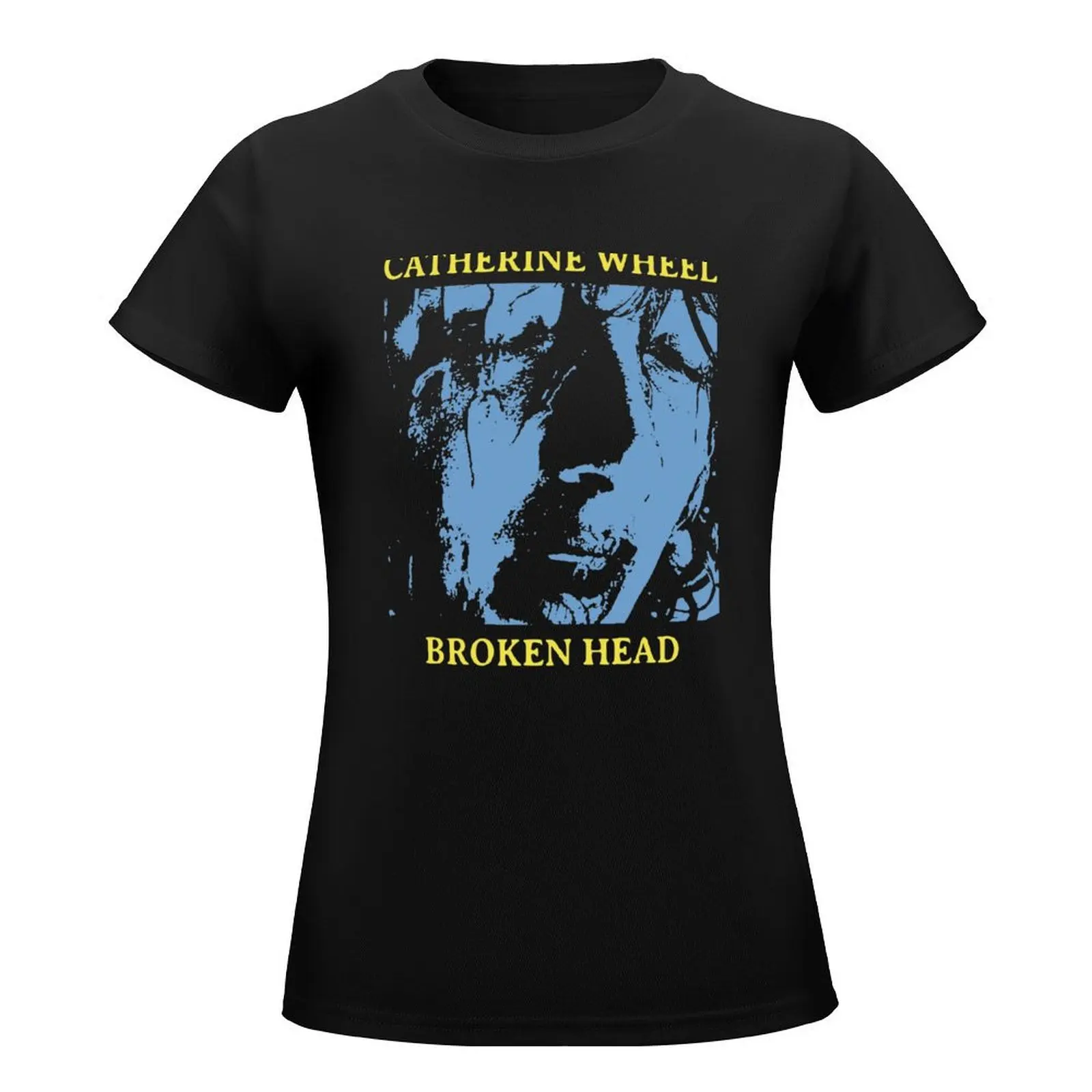 Catherine wheel // broken head T-Shirt summer clothes Blouse workout shirts for Women