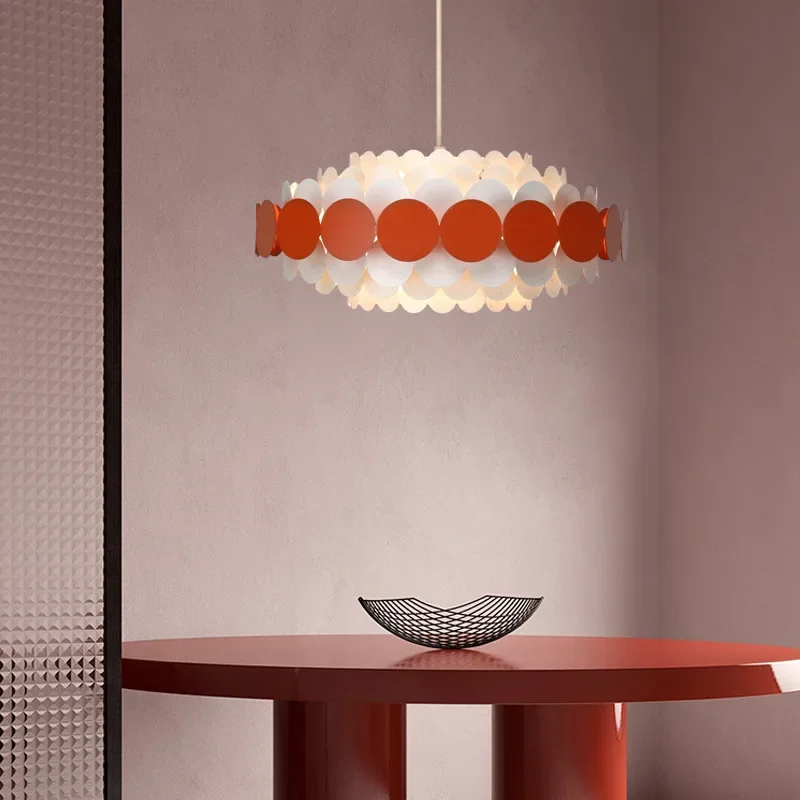 Modern Creative Dining Room Chandelier LED Colorful Hanging Light Bedroom Home Indoor Minimalist Living Room Pendant Lights