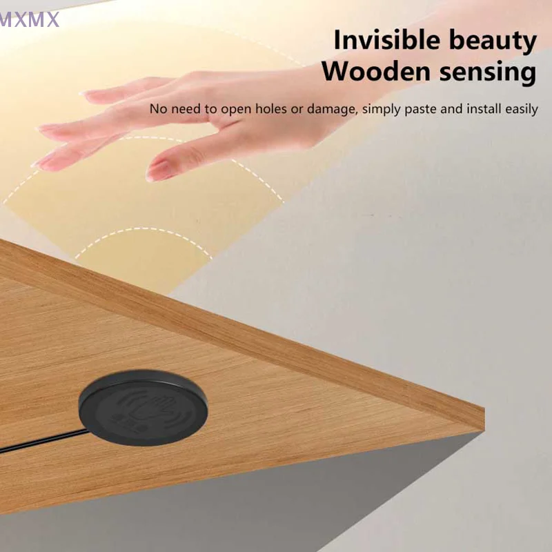 

Penetrable Wooden Partition Touch Sensor LED Light Switch Hand Sweep Dimmable Touch Dimmer For Mirror Cabinet Shelf Lamp