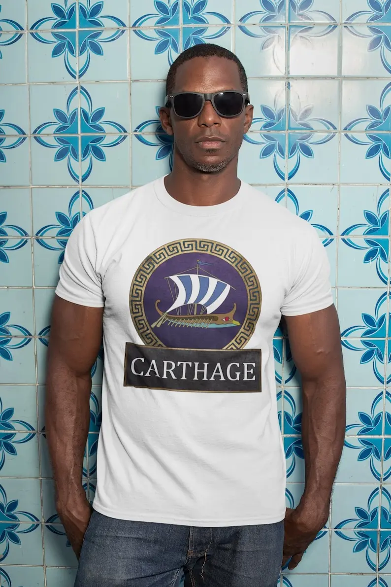 

Ancient Carthage Bireme Carthaginian Naval Warfare Warship of T-shirt