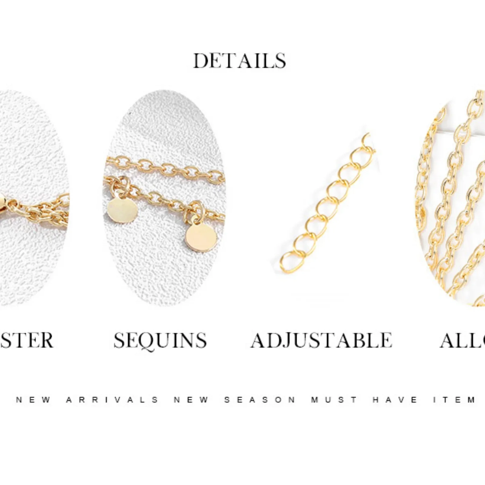 1PC Boho Style Gold Chain Head - Jewelry Making For Adults ulasan dan harga