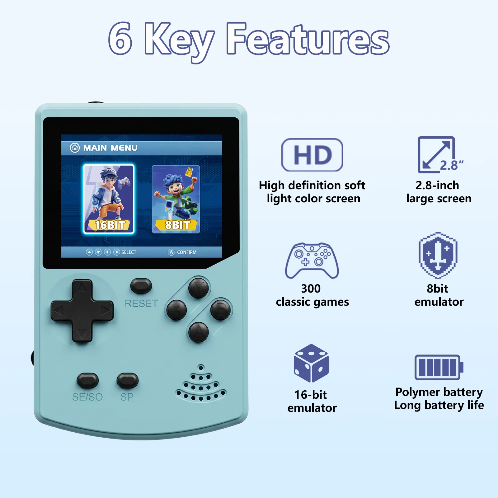 GAMINJA Retro draagbare videog - Retro Gaming Power Bank recensie en prijs