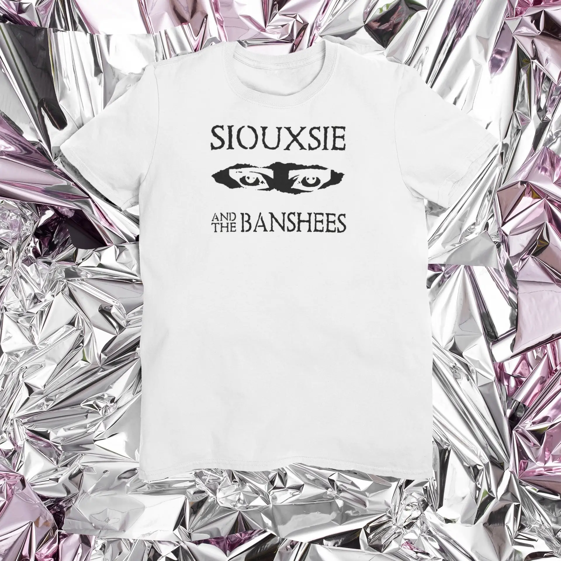 Rare Siouxsie And The Banshees White Cotton T Shirt Goth Vintage Sioux Cool Rock