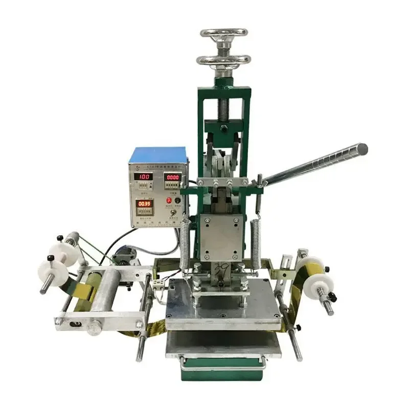 Large bronzing machine, branding album handbag wallet trademark, belt branding and marking machine