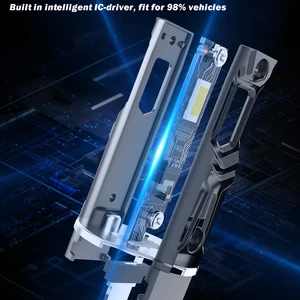 LED -LED -Nebellampe, H1, Canbus, Fahren, Zirkulationslichter, Superhell, Peugeot 206 CC, 307, 207, 308, SW, 2008, 306, 2x 8 Hauptverkauf Peugeot Lighthouse 207 - №4