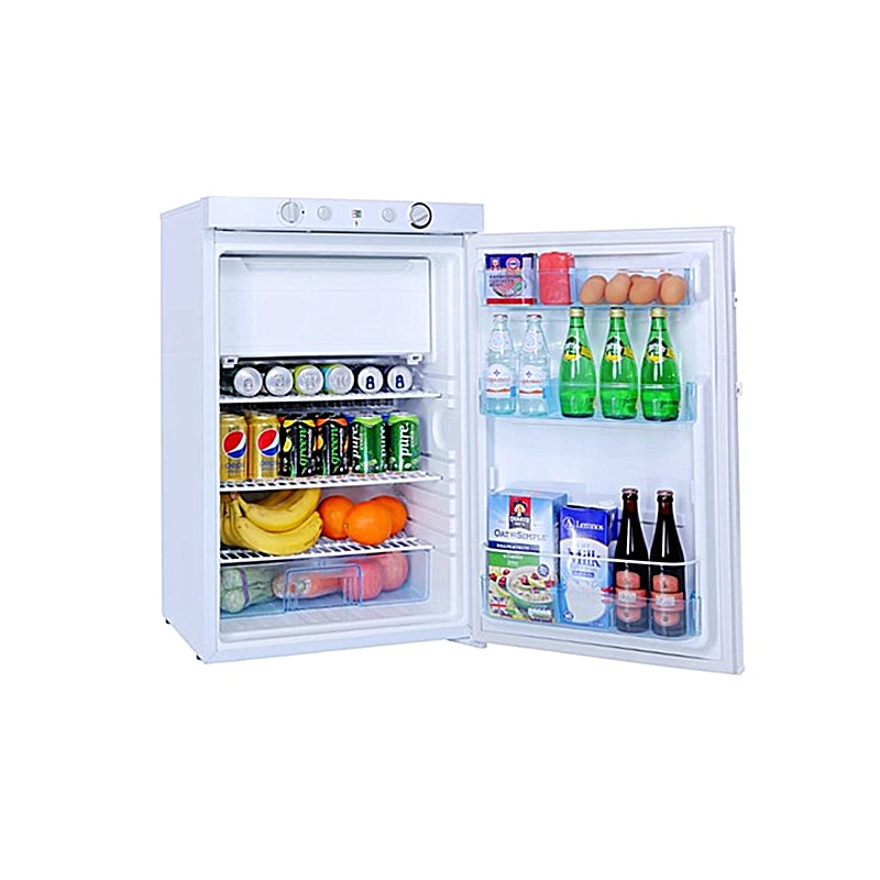 ثلاجة غاز قائمة بذاتها 95 لتر تيار متردد 110 فولت/220 فولت تيار مستمر 12 فولت/24 فولت ثلاجة صغيرة