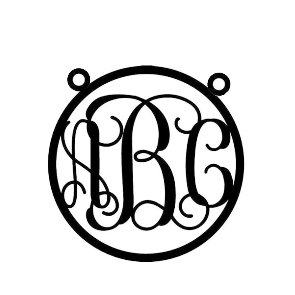 الماس شخصية 3 رسائل قلادة قلادة الفولاذ المقاوم للصدأ قلادة مستديرة الكوبية سلسلة اليدوية هدية عيد ميلاد المجوهرات #6