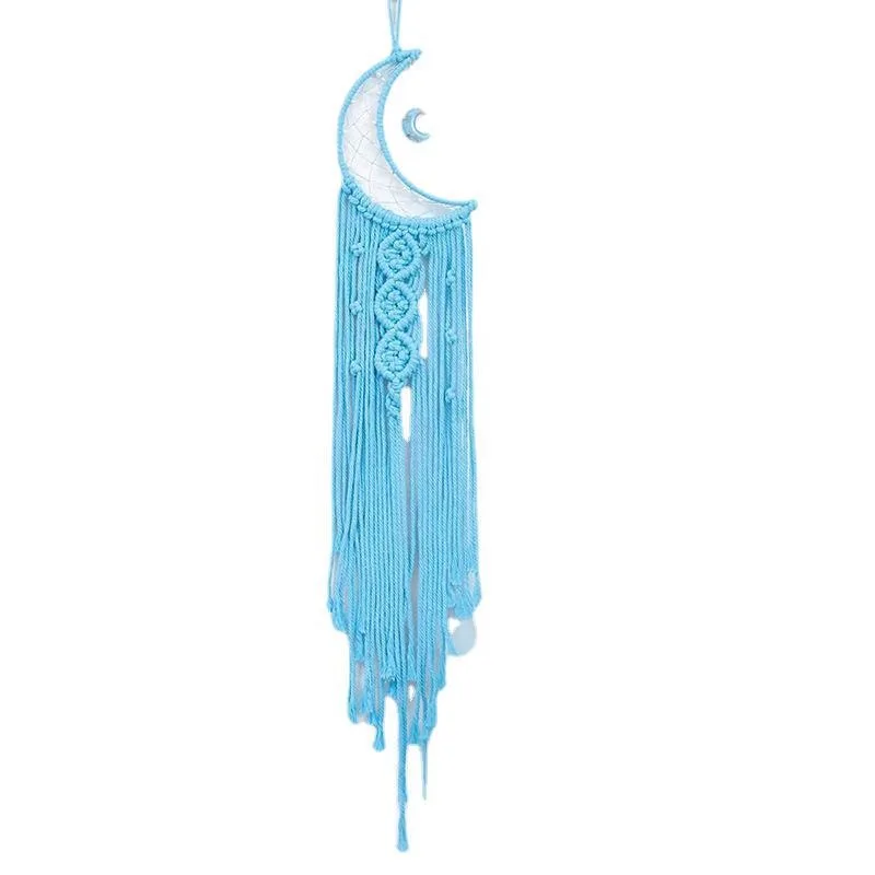 Moon tapestry, woven dream catcher, hotel indoor wall hanging, wall decorations