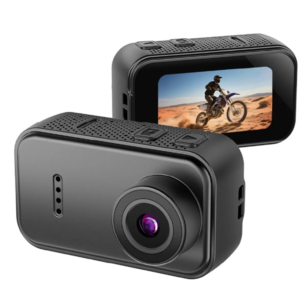 Fits for F2 Thumb Camera 1080P HD 130 Degree Wide Angle Camera with IPS Screen 25g Portable Pocket Camera for Vlog Sports