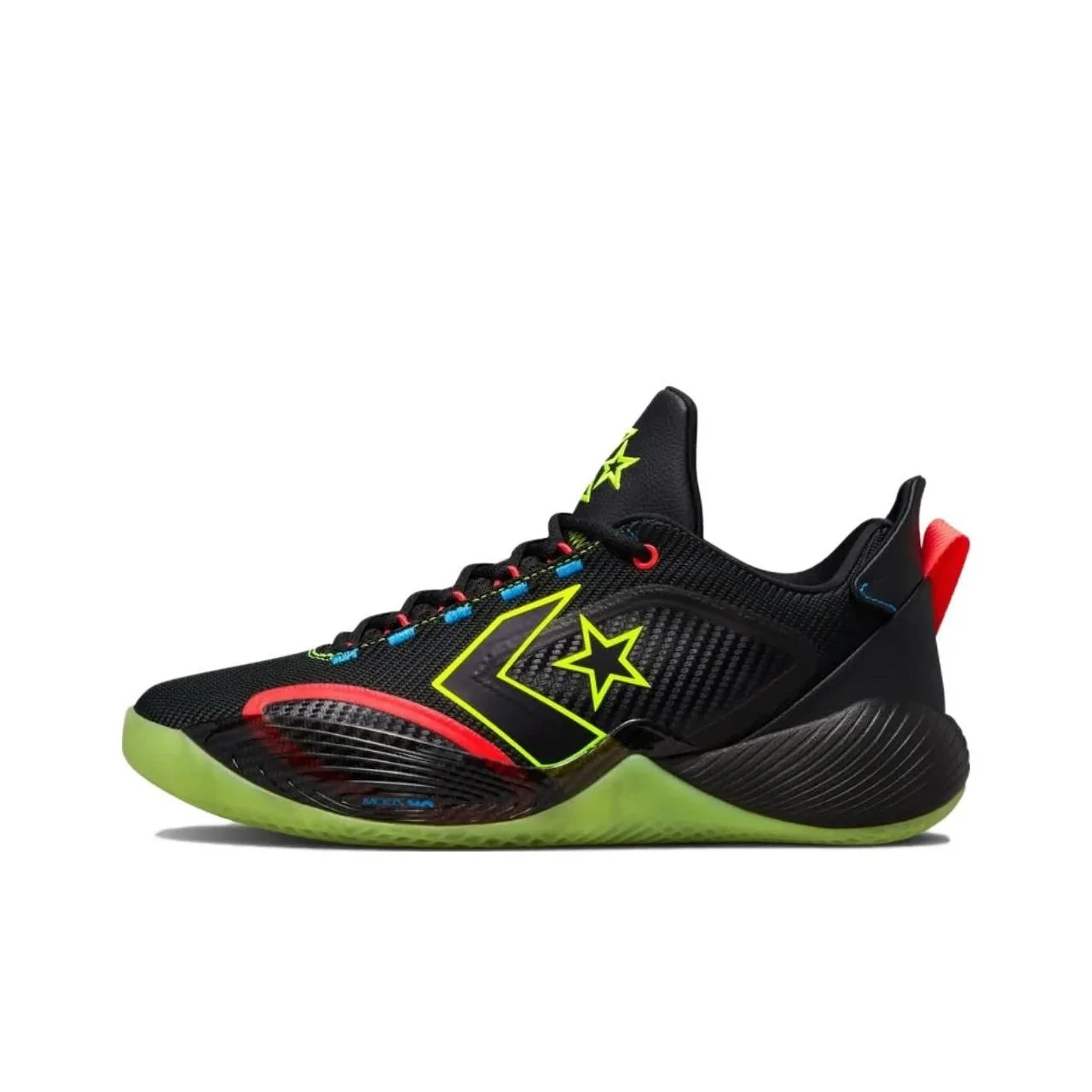 Converse All Star BB Shift Basketball Shoes Unisex Low Top Black Green Red A01246C