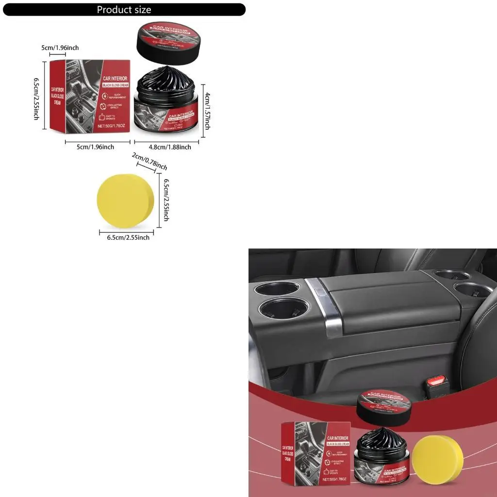 

Advanced Auto Interior Maintenance Paste Revitalizer For Comprehensive Cleaning On Various Materials Enhanced Appearance