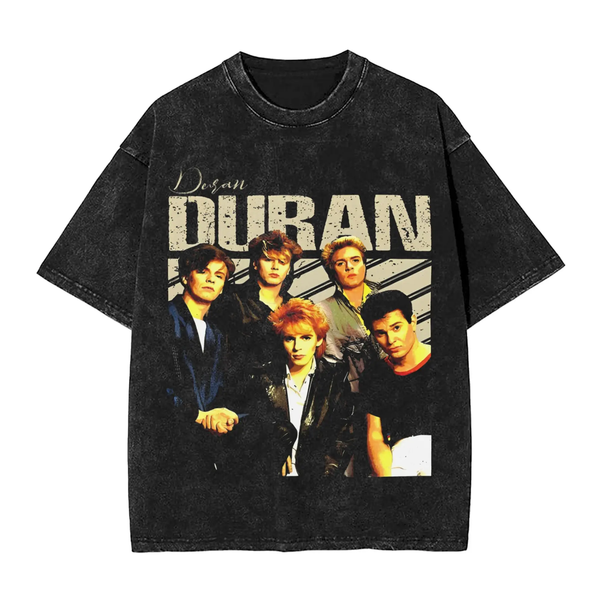 Harajuku غسلها قميص دوران دوران روك باند موسيقى ميرش الجدة تي شيرت كبير الحجم الشارع الشهير 100% القطن تي شيرت مطبوع