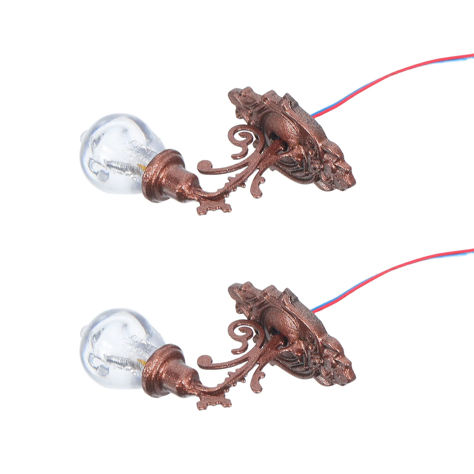 2Pcs Moss Miniature Wall Lights Mini LED Lamps for Indoor Wall Mounted Decorative Landscape Lighting Sand Table Micro Scene