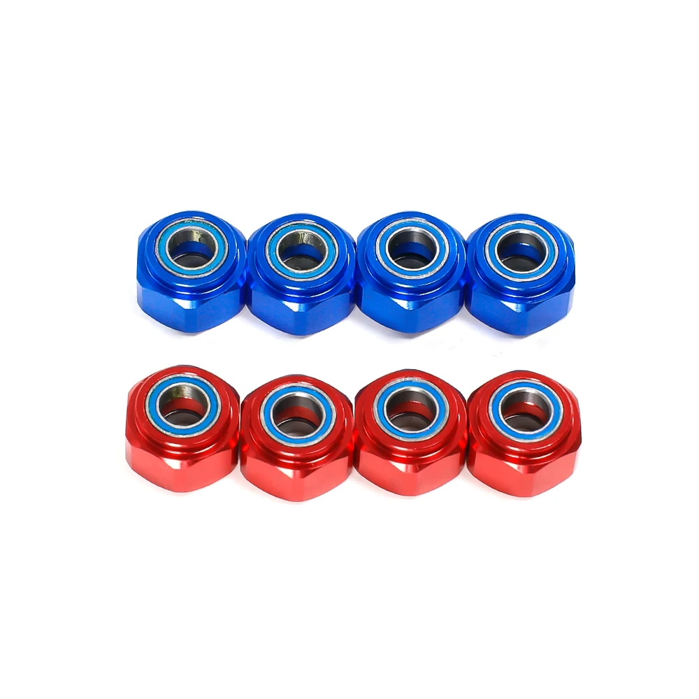 2pcs Aluminum Alloy Bearing Hexagonal Joint (front wheel only)  for Tamiya DT-03 Upgrade Parts