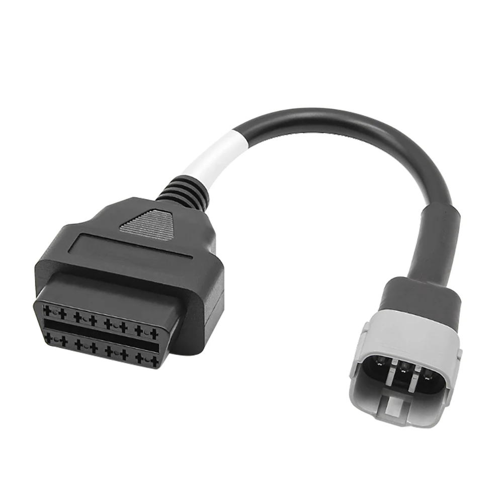 1 Stück Motorrad-OBD-Diagnosekabel für Suzuki 6Pin auf 16Pin OBD2 Diagnosescanner-Adapter