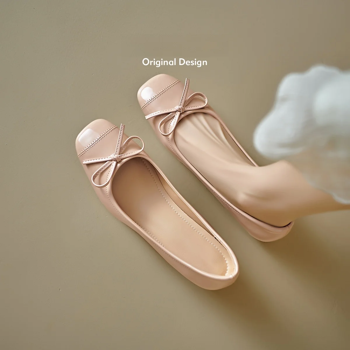 chaussures-plates-de-ballet-pour-femmes-en-cuir-a-enfiler-avec-nœud-semelle-souple-legeres-decontractees-tendance