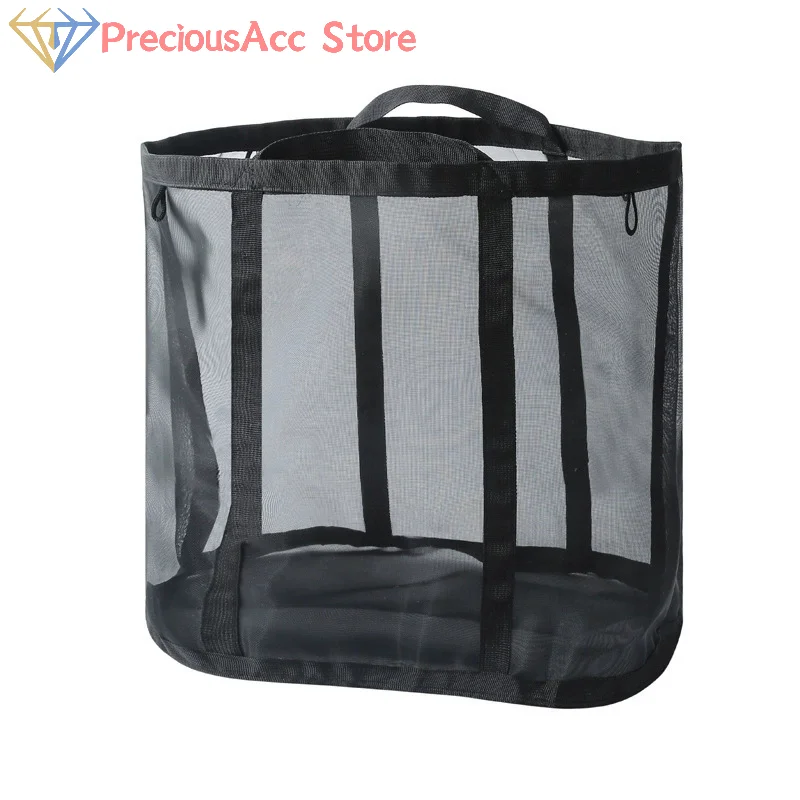 Collapsible Clothes Basket With Reinforced Handle Laundry Hamper Clothes Basket For Bathroom Dirty Clothes Hamper Home Supplies