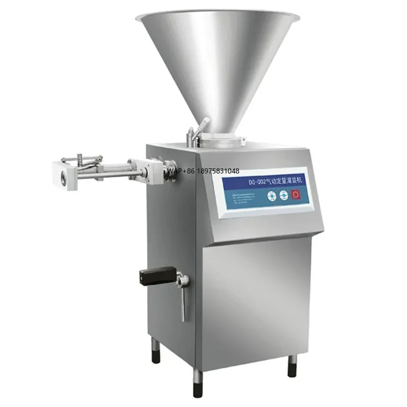 Industrial Automatic Electric Hydraulic Vacuum Chicken Sausage Stuffers Filler Making Filling Stuffing Machine Meat Processing