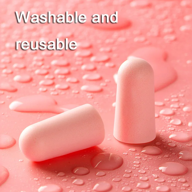 10/24/60 PCS Convenient Silicone Ear Plugs Noise Proof Earplug Comfortable for Sleeping Noise Reduction Accessory