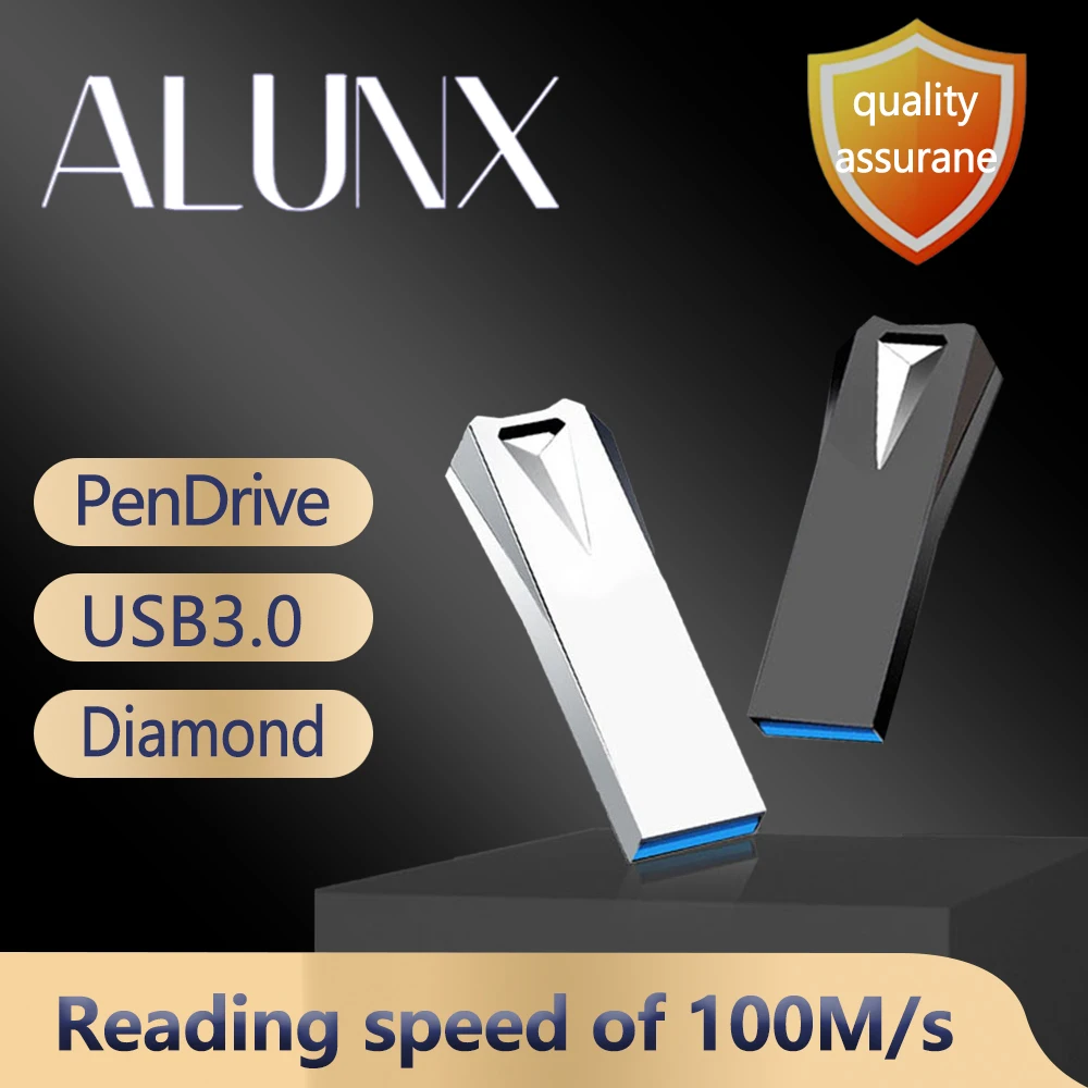 

Metal USB 3.0 Flash Drive 4GB/8GB/16GB/32GB/64GB/128GB High-Speed Memory Stick Pen Drive Usb Stick for Data Storage And Transfer