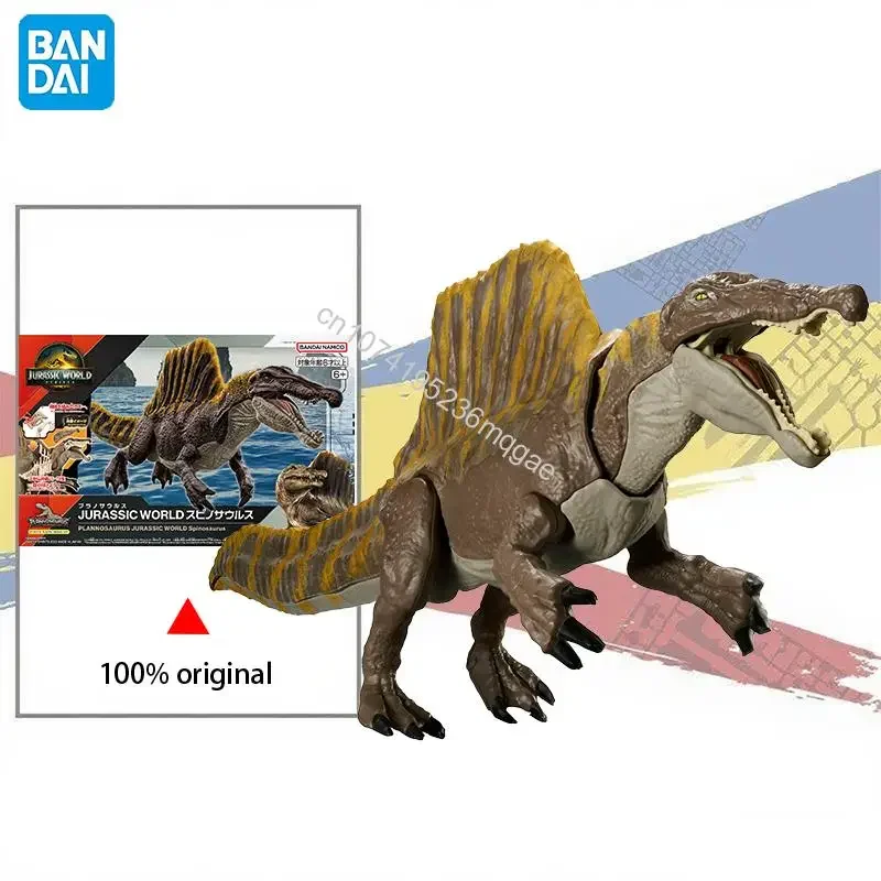 

In Stock Original BANDAI PLANNOSAURUS JURASSIC WORLD Spinosaurus Action Figure Toys Assembly model Collections Christmas Gift