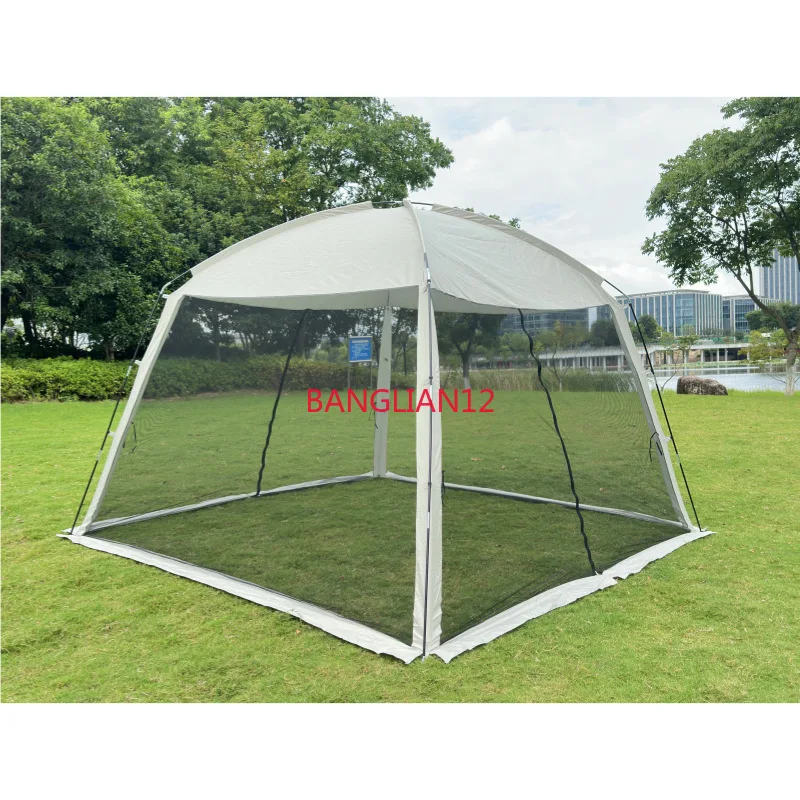 Outdoor camping mosquito net mesh integrated awning rainproof portable pergola pavilion