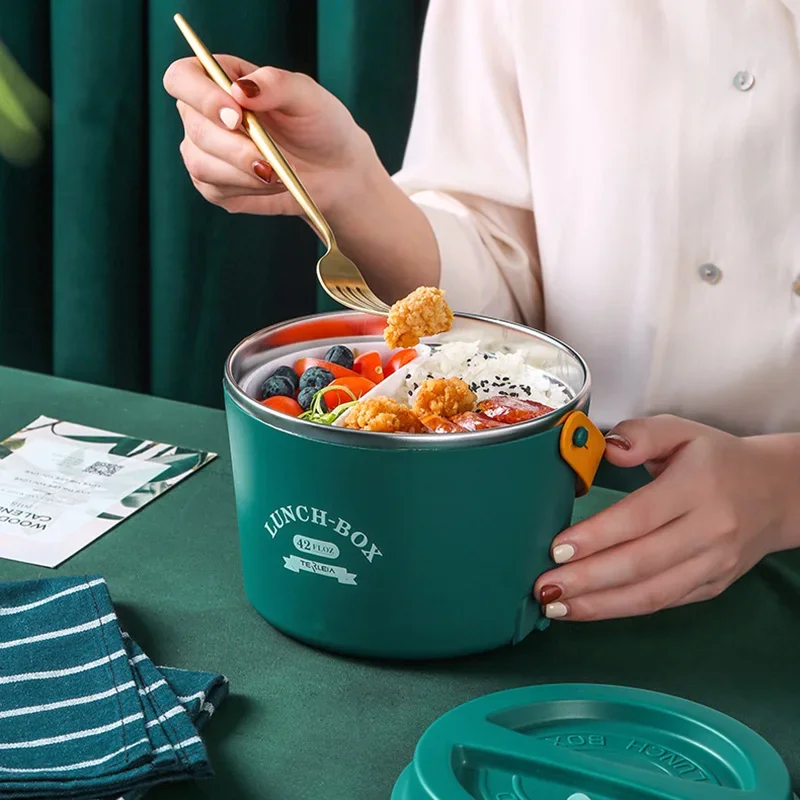 Portable Electric Lunch Box Stainless Steel Office Car Travel Picnic Food Warmer Container 12V 24V 220V 110V Thermostat Heater