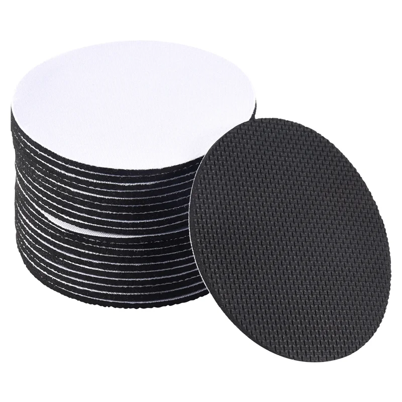 

N08R Sublimation Blank Products, 20 Pieces Of 4 Inches Sublimation Coaster Blanks, Suitable For DIY Craft Hot Pressing