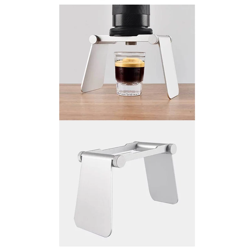 AAAF Portable Hand-Pressed Coffee Machine Stand Italian Mini Hand Filter Cup Foldable Stand Coffee Utensils