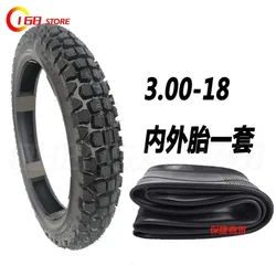 High quality 3.00-18 motorcycle tires anti slip and wear-resistant  300-18 inner outer