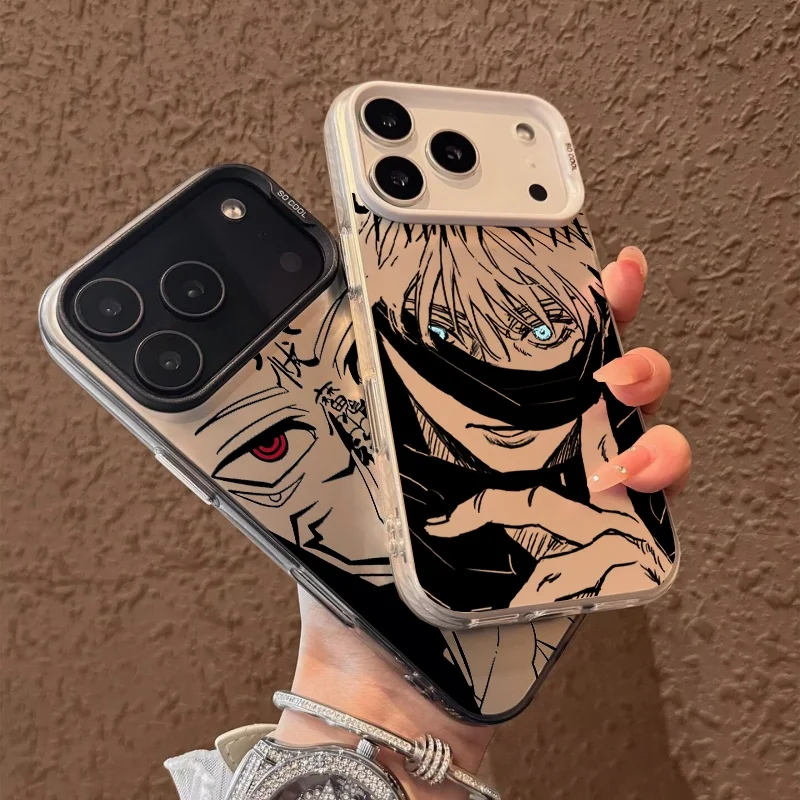 J-Jujutsu Kaisen جراب هاتف ل ممن لهم A3 A5 A6 برو A15 A35 A18 A38 A3X A5X A55 A36 A17 A58 A57 A78 A98 A60 A7 F31 الصلب IMD غطاء