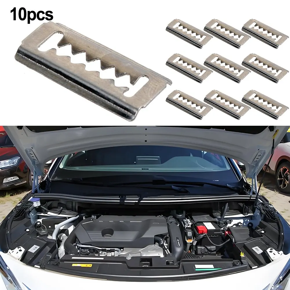 

10PCS Car Engine Fixed Metal Clip Bolt Fixing Metal Clip Suitable For 1527 Body Floor Bolt Fixing Clip Replacement