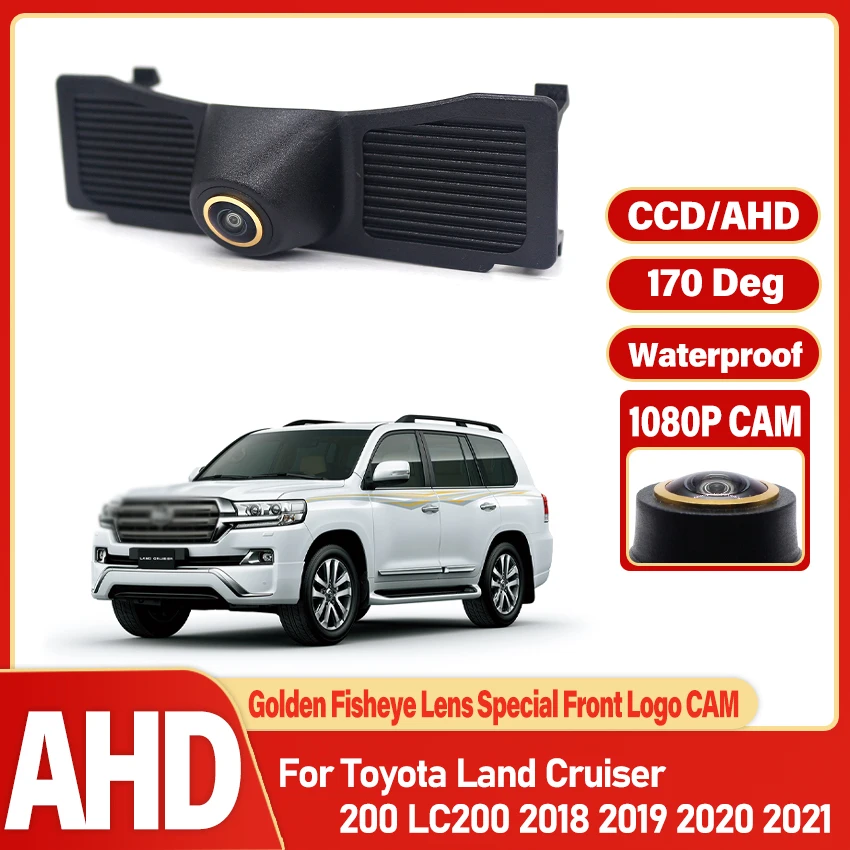 

HD AHD 1080P Автомобильная камера переднего вида для Toyota Land Cruiser 200 LC200 2018 2019 2020 202 Камера ночного видения с решеткой для парковки