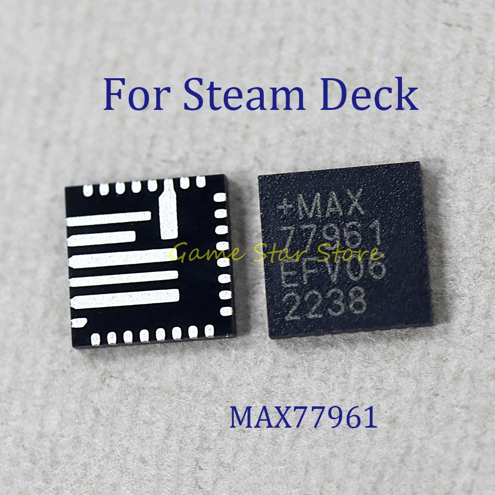 

10pcs Original MAX77961 IC For Steam Deck EFV06+ MAX77961E FC2QFN-30 Power Management Chip Game Accessories