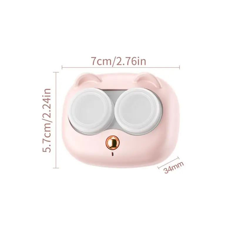 Ultrasonic Contact Lens Cleaning Machine with 1 Removable Box Pro Eye Protection Device for Travel Use view 6